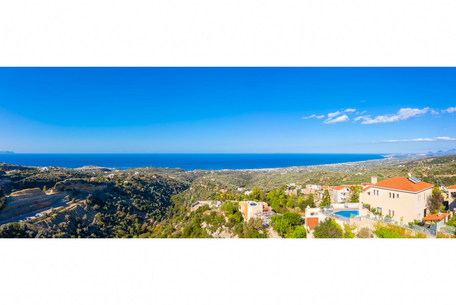 Aerial view of Villa Selini