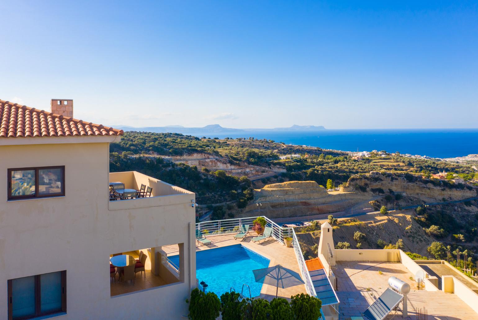 Aerial view of Villa Selini