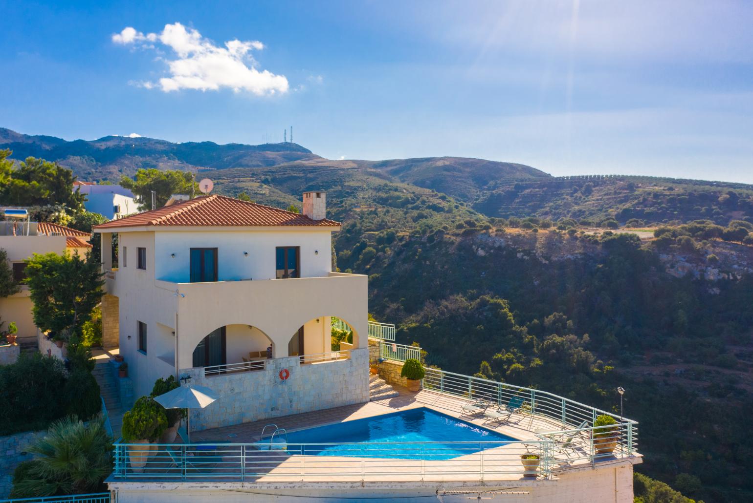 Aerial view of Villa Selini