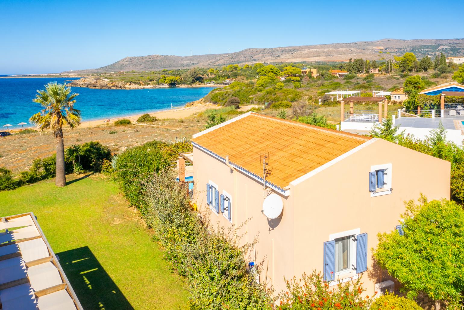 Aerial view of Maria Beach House