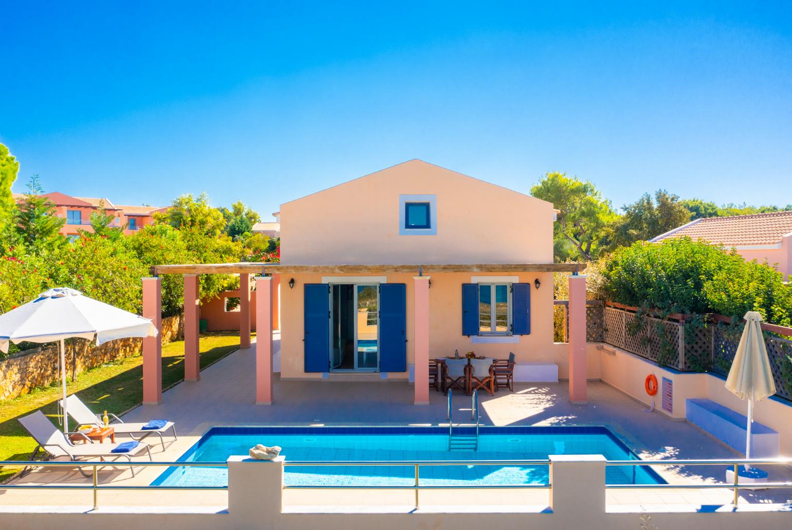 Aerial view of Maria Beach House