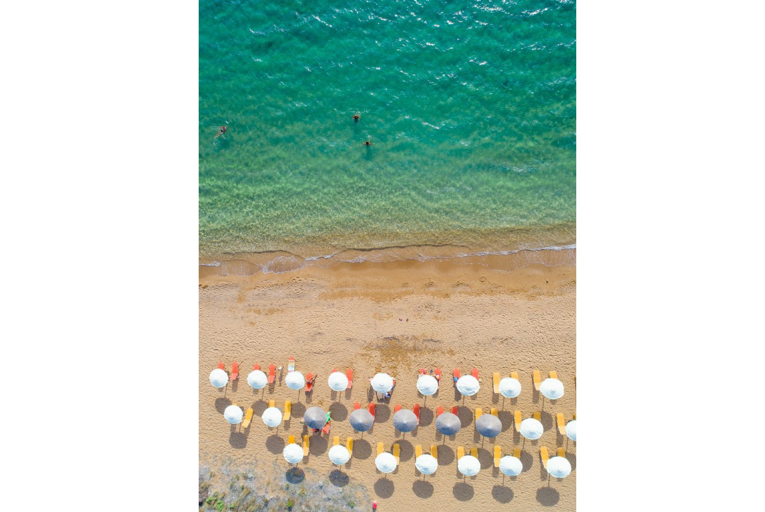 Aerial view of Vrahinari Beach