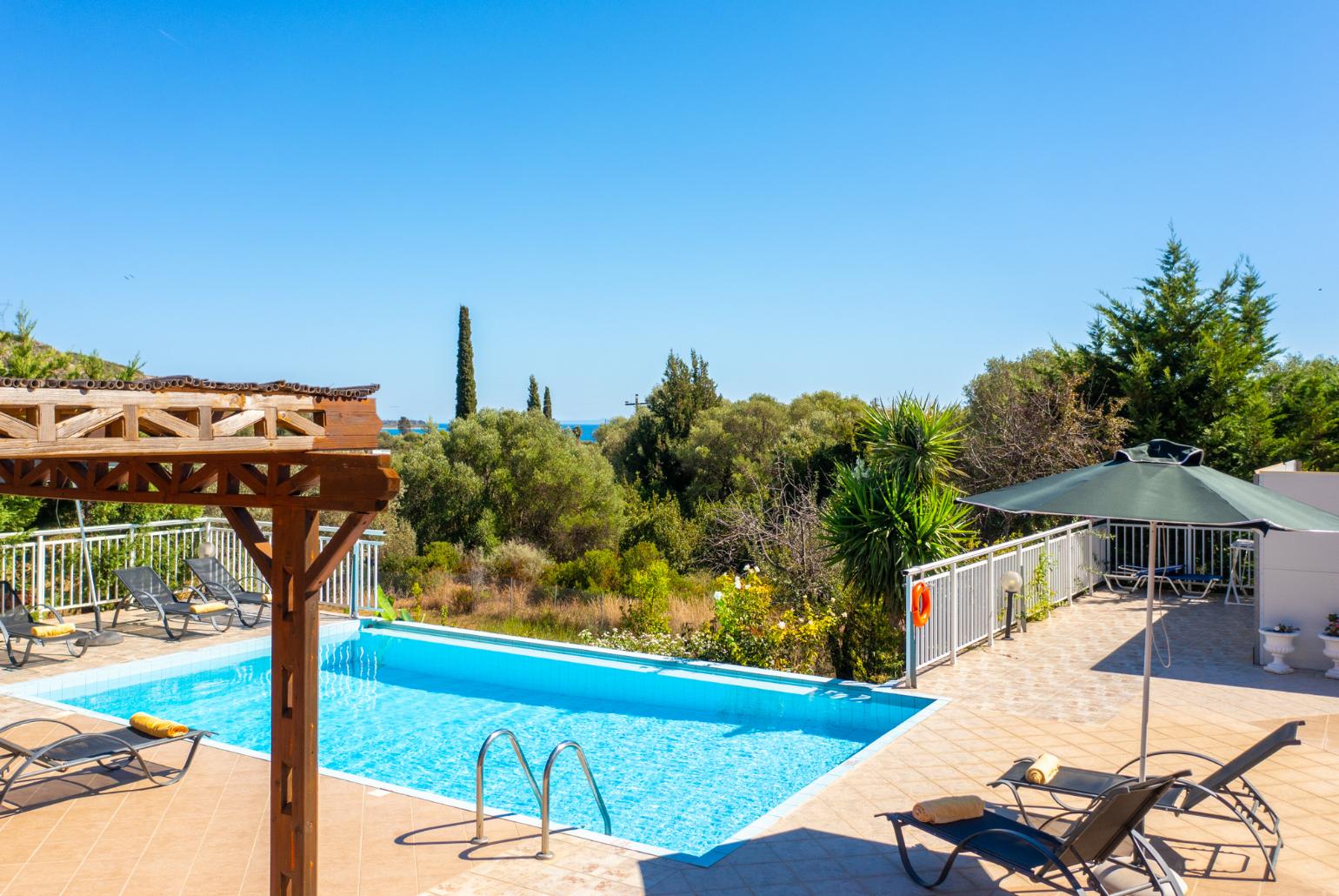 Private pool and terrace