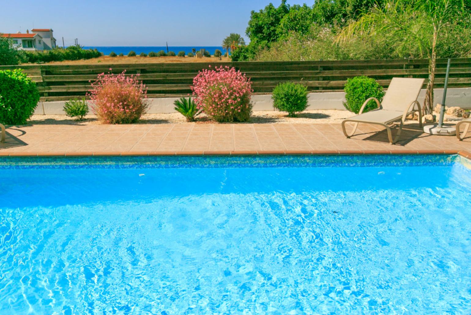 Private pool with terrace and garden