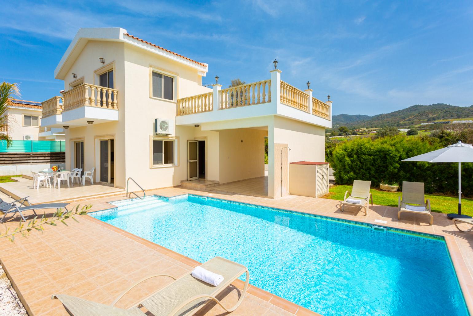 ,Beautiful villa with private pool and terrace