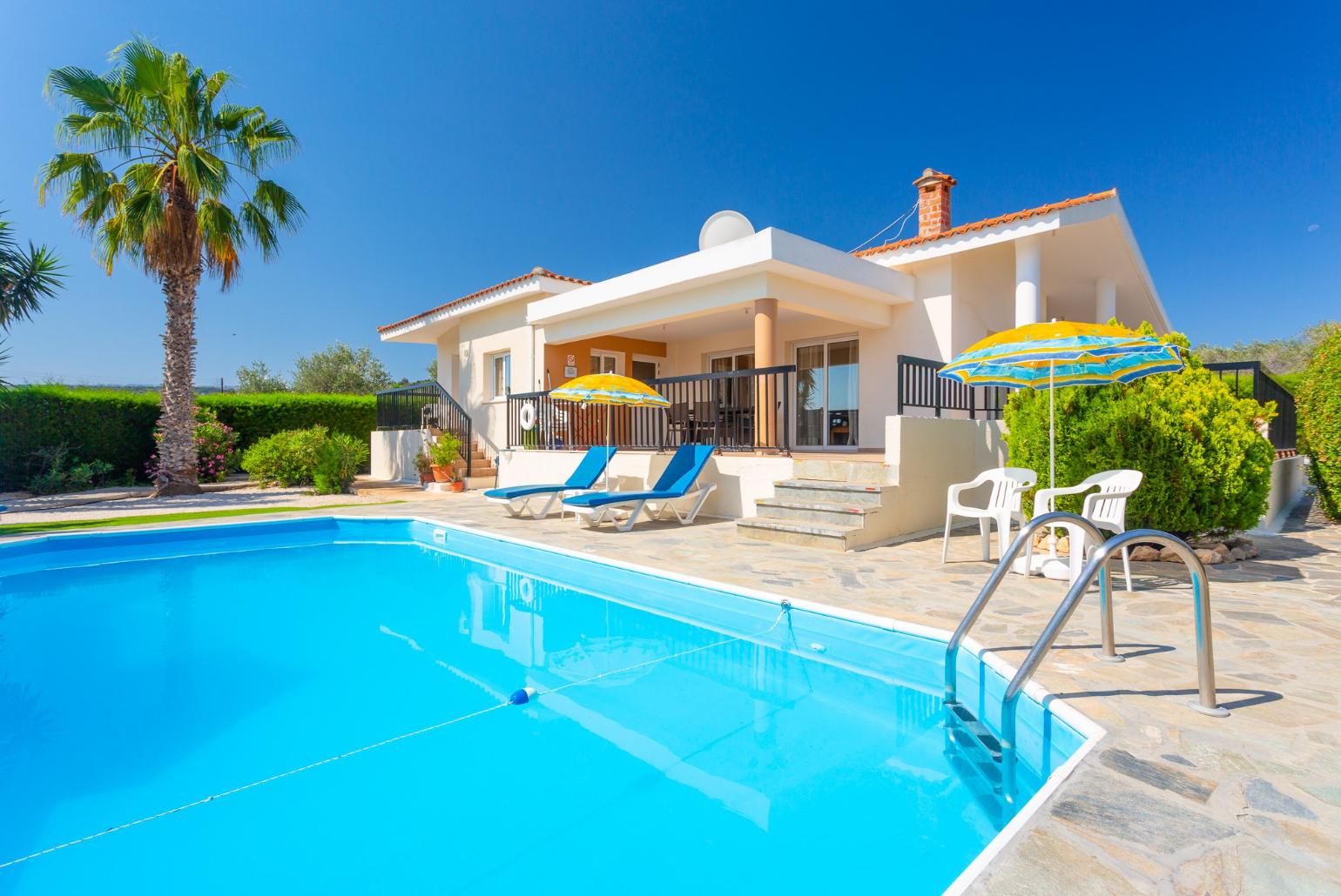 ,Beautiful villa with private pool and terrace