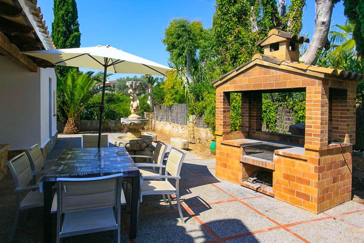 Terrace area with BBQ