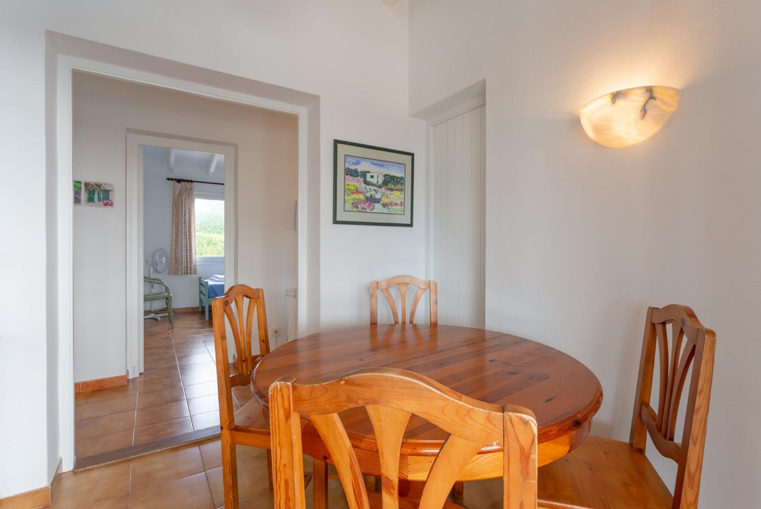 Dining room with pool terrace access