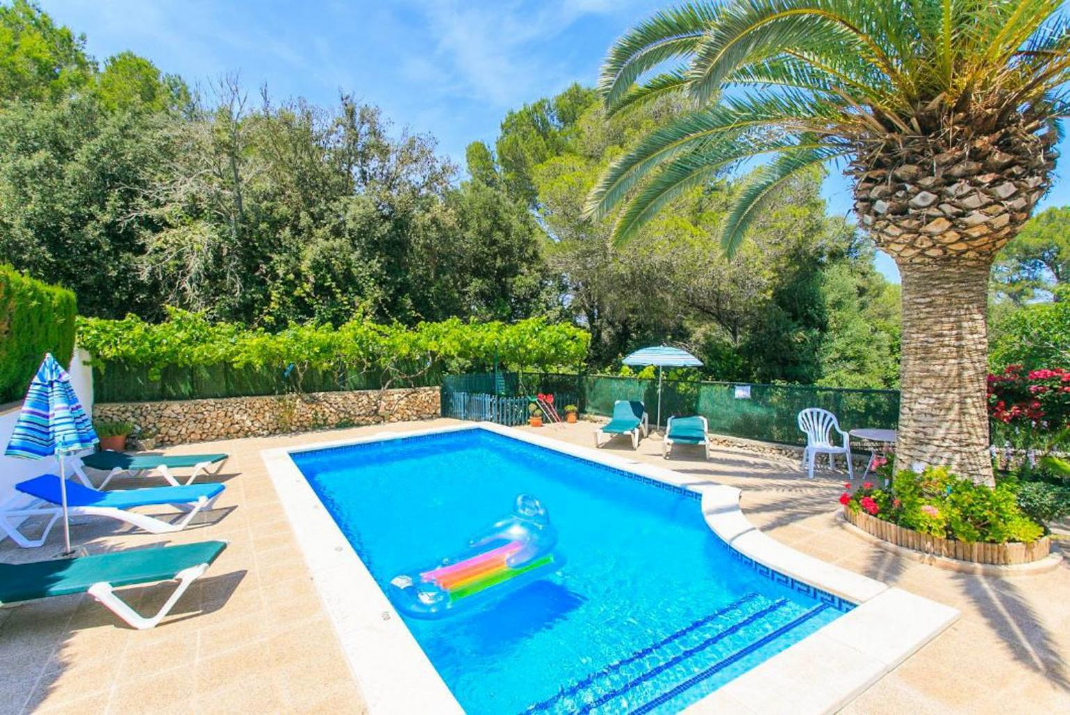 Private pool and terrace