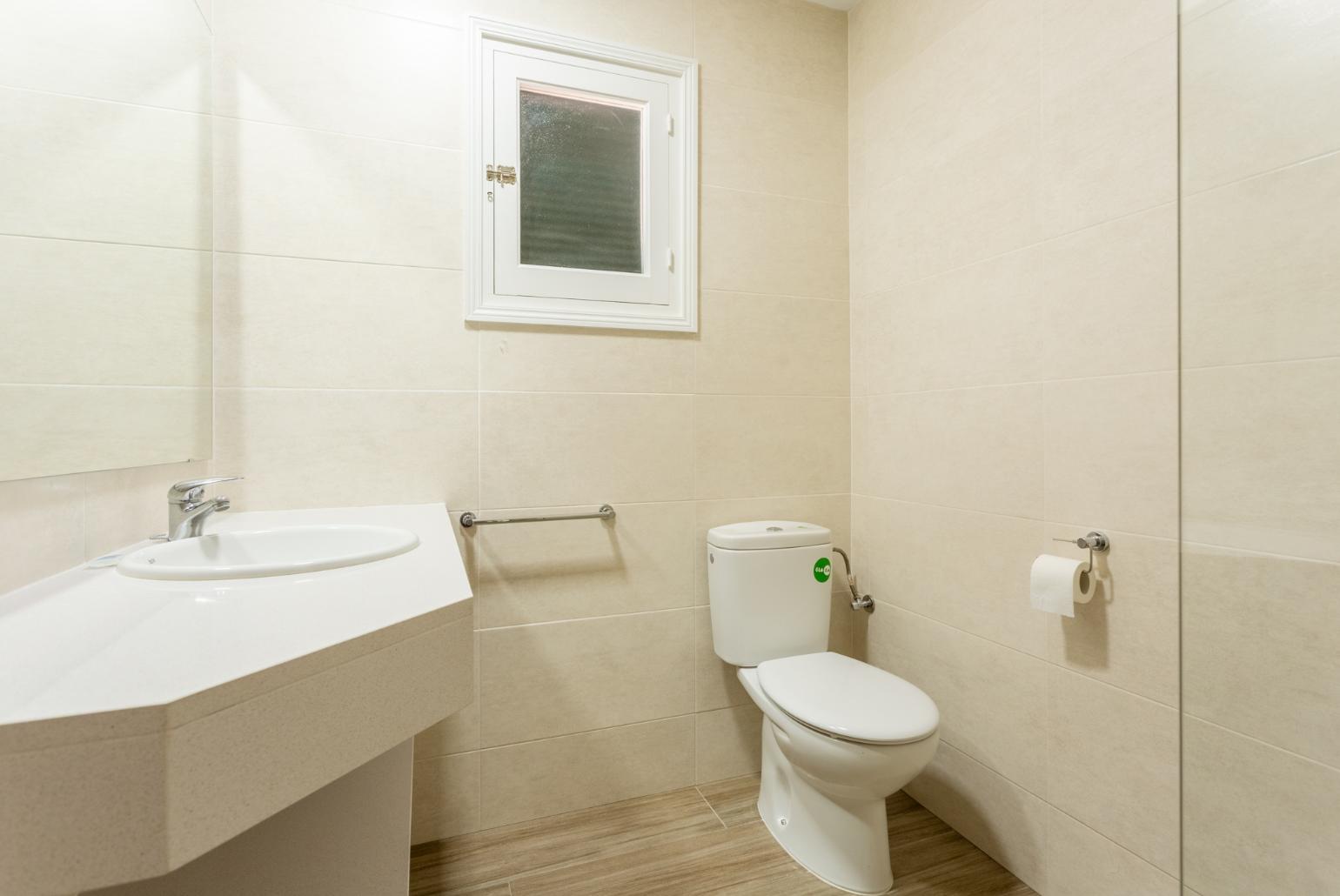 Family bathroom with shower