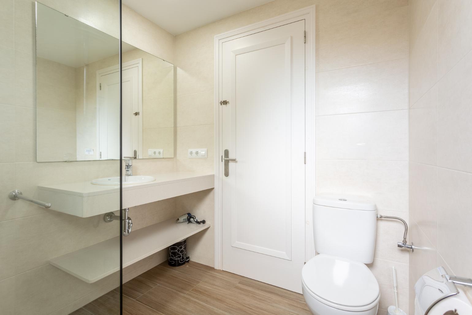 Family bathroom with shower