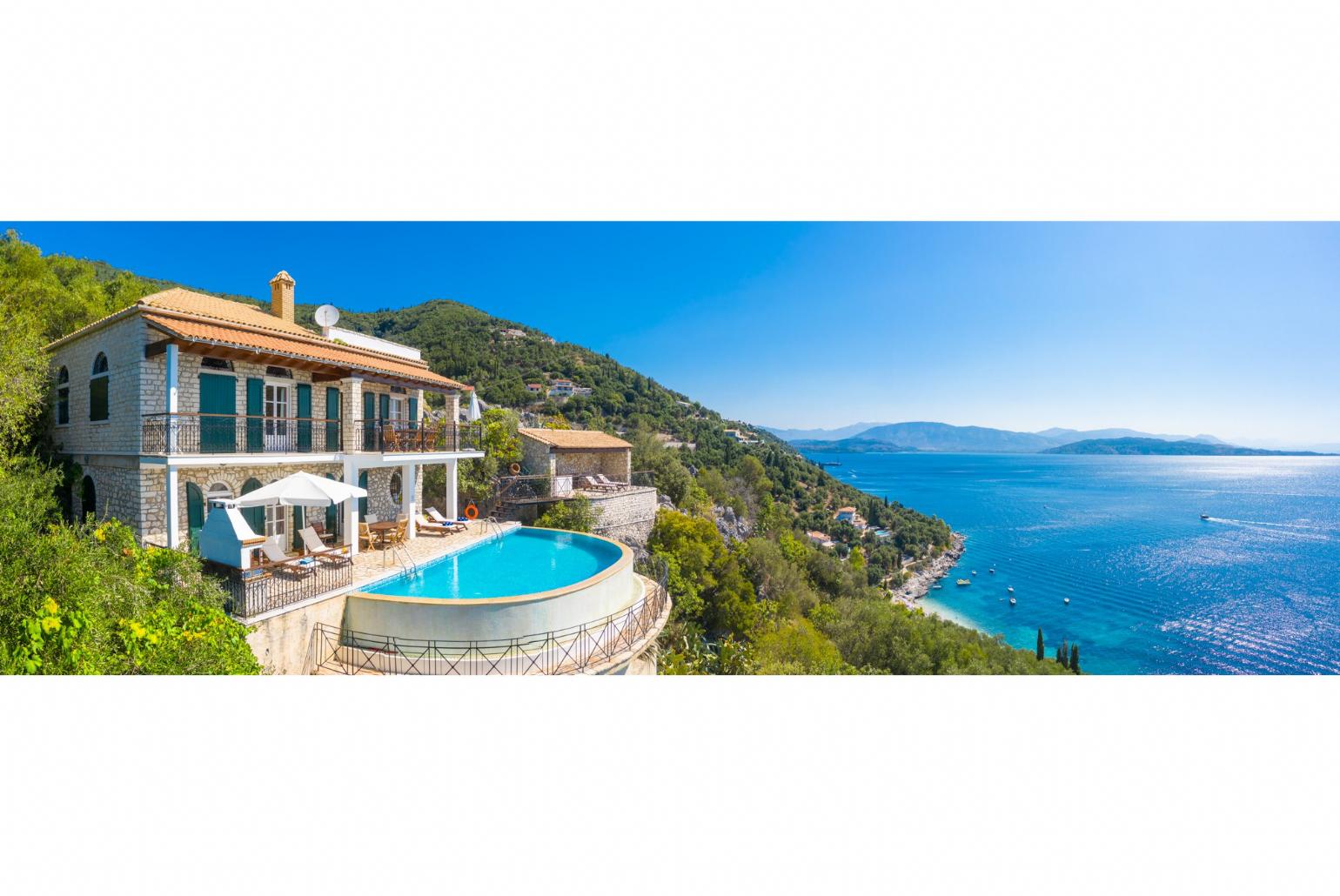 Aerial view of House on the Rocks