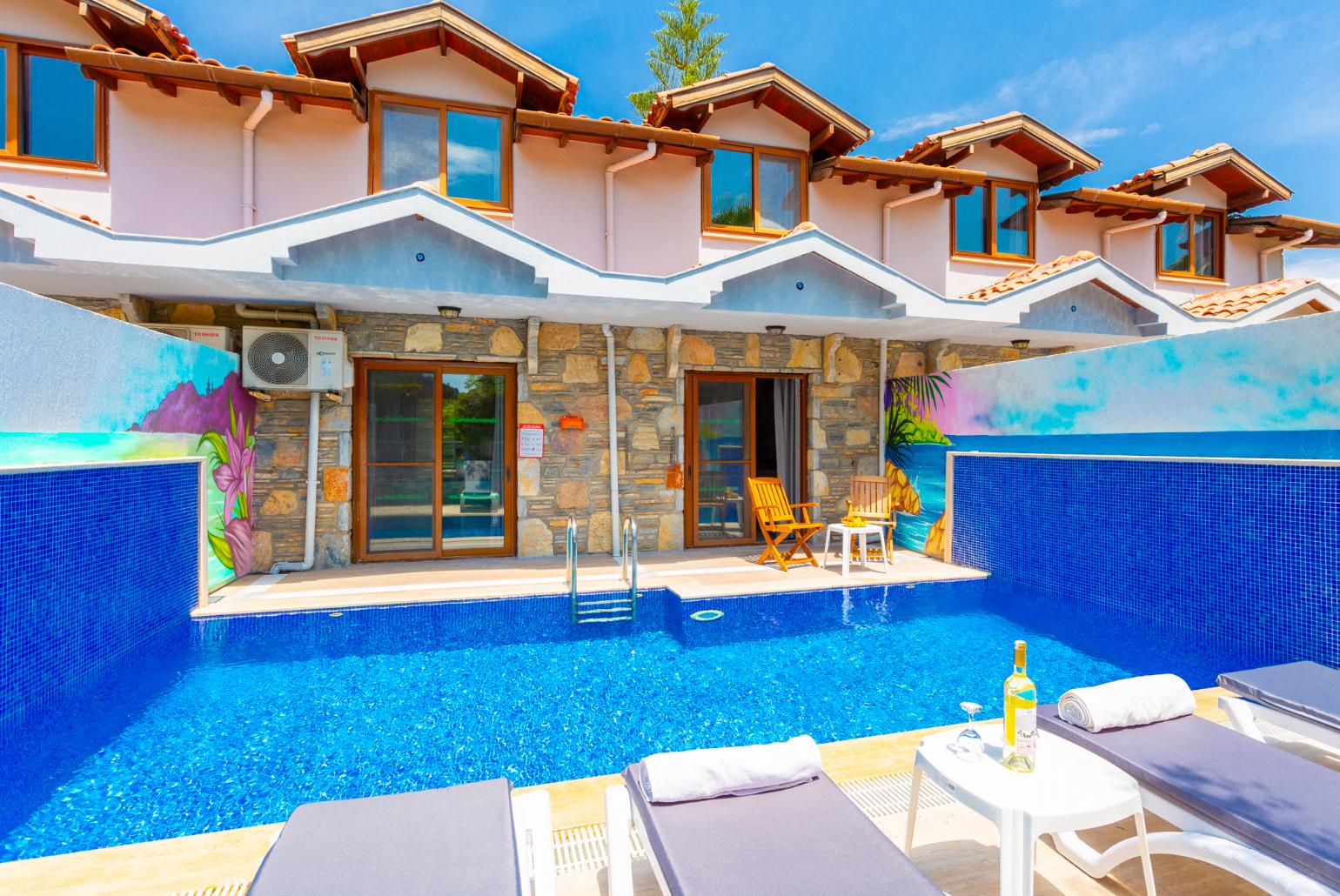 ,Beautiful villa with private pool and terrace