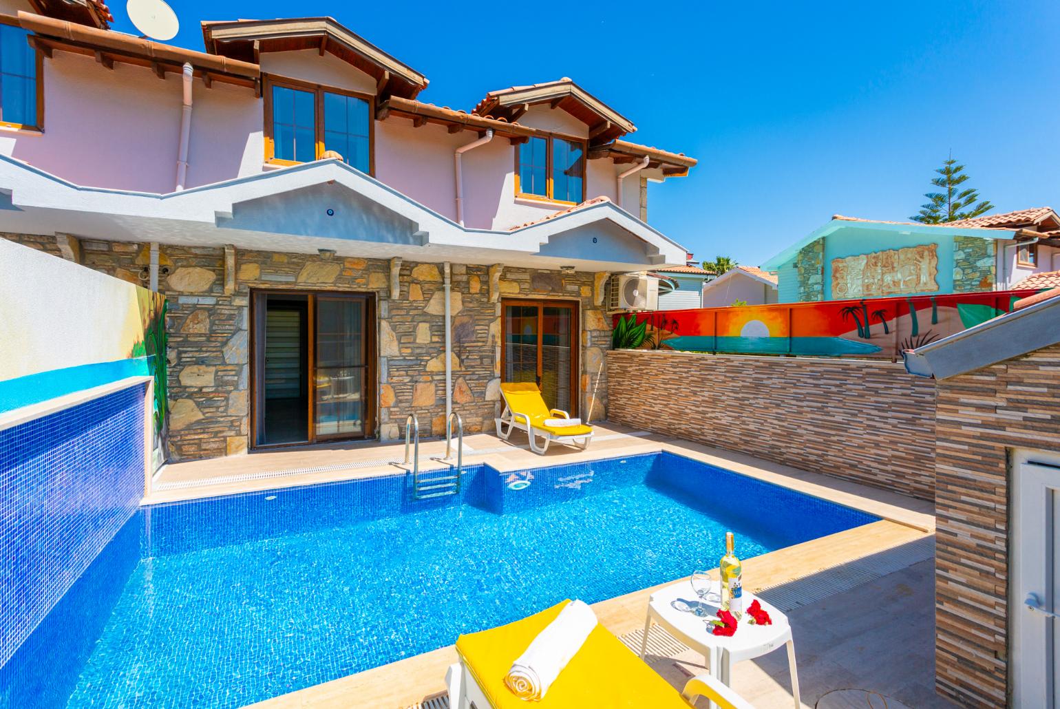 ,Beautiful villa with private pool and terrace