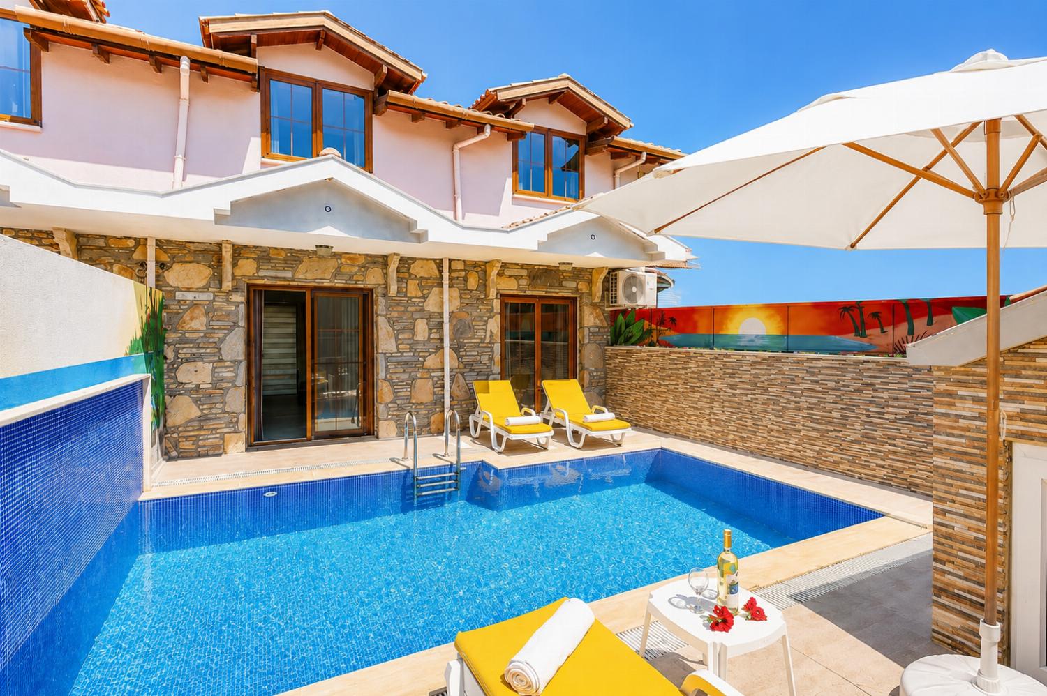 ,Private pool and terrace with views
