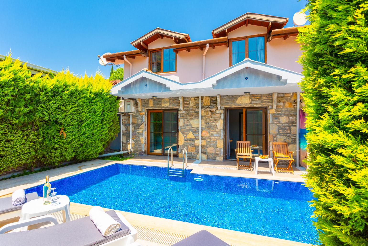 ,Beautiful villa with private pool and terrace