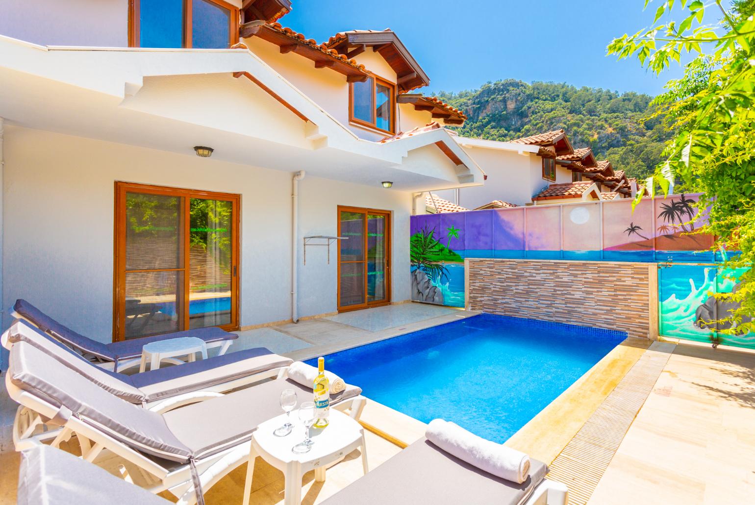 ,Beautiful villa with private pool and terrace