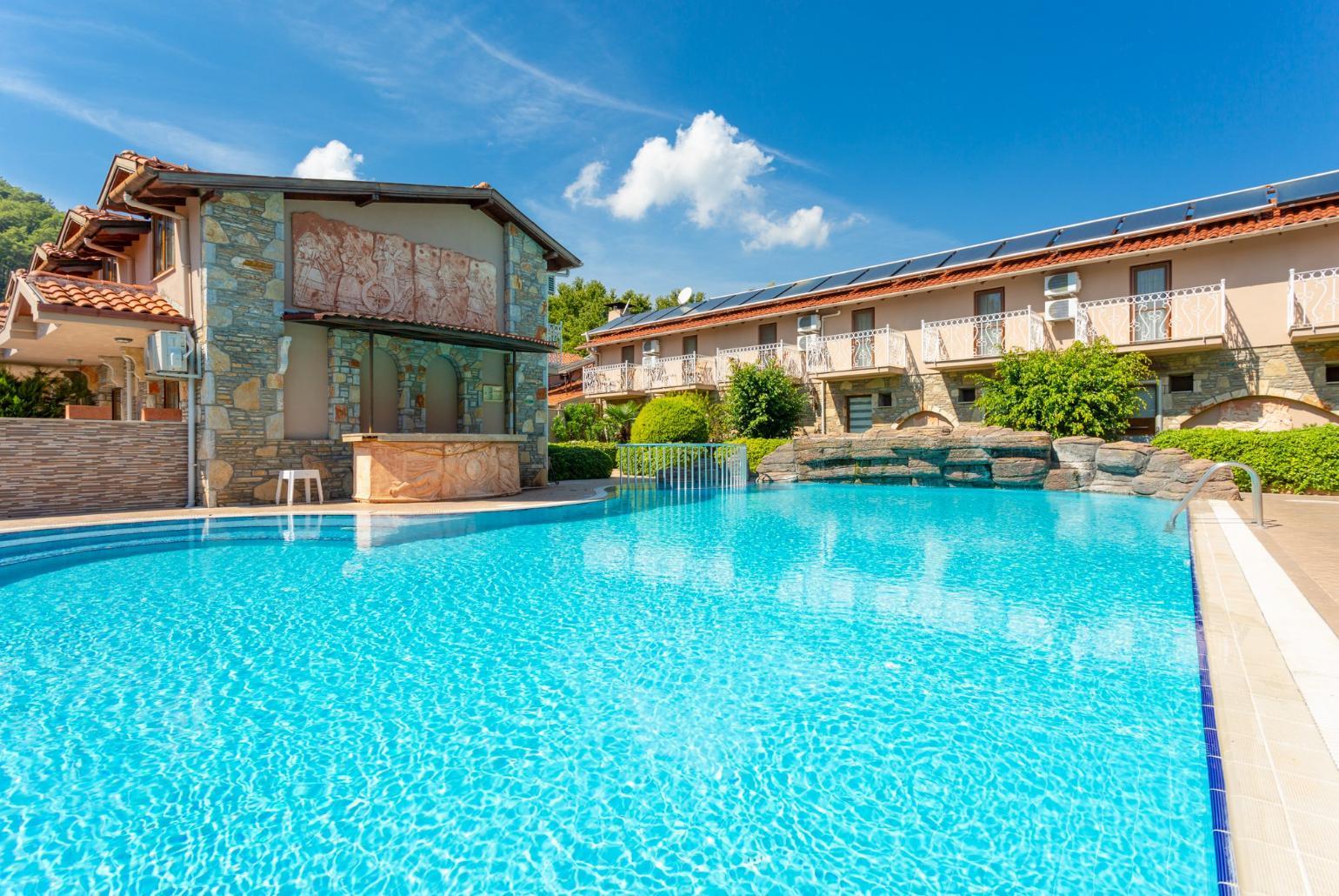 Large shared pool at Paradise Club