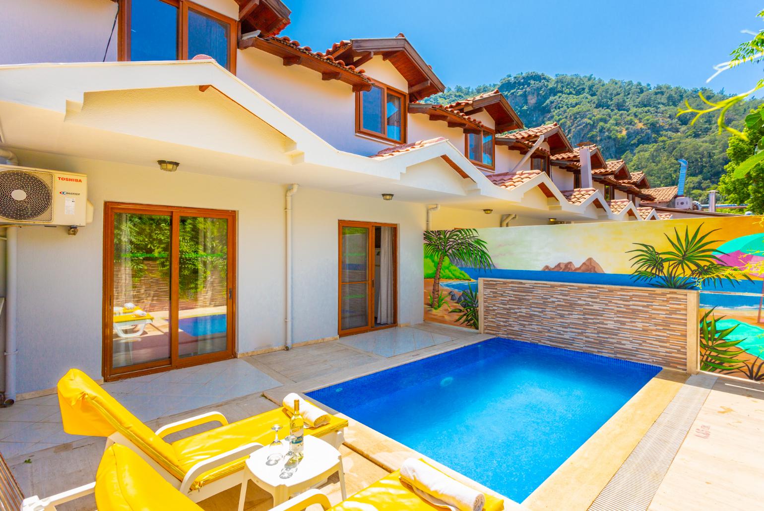 ,Beautiful villa with private pool and terrace