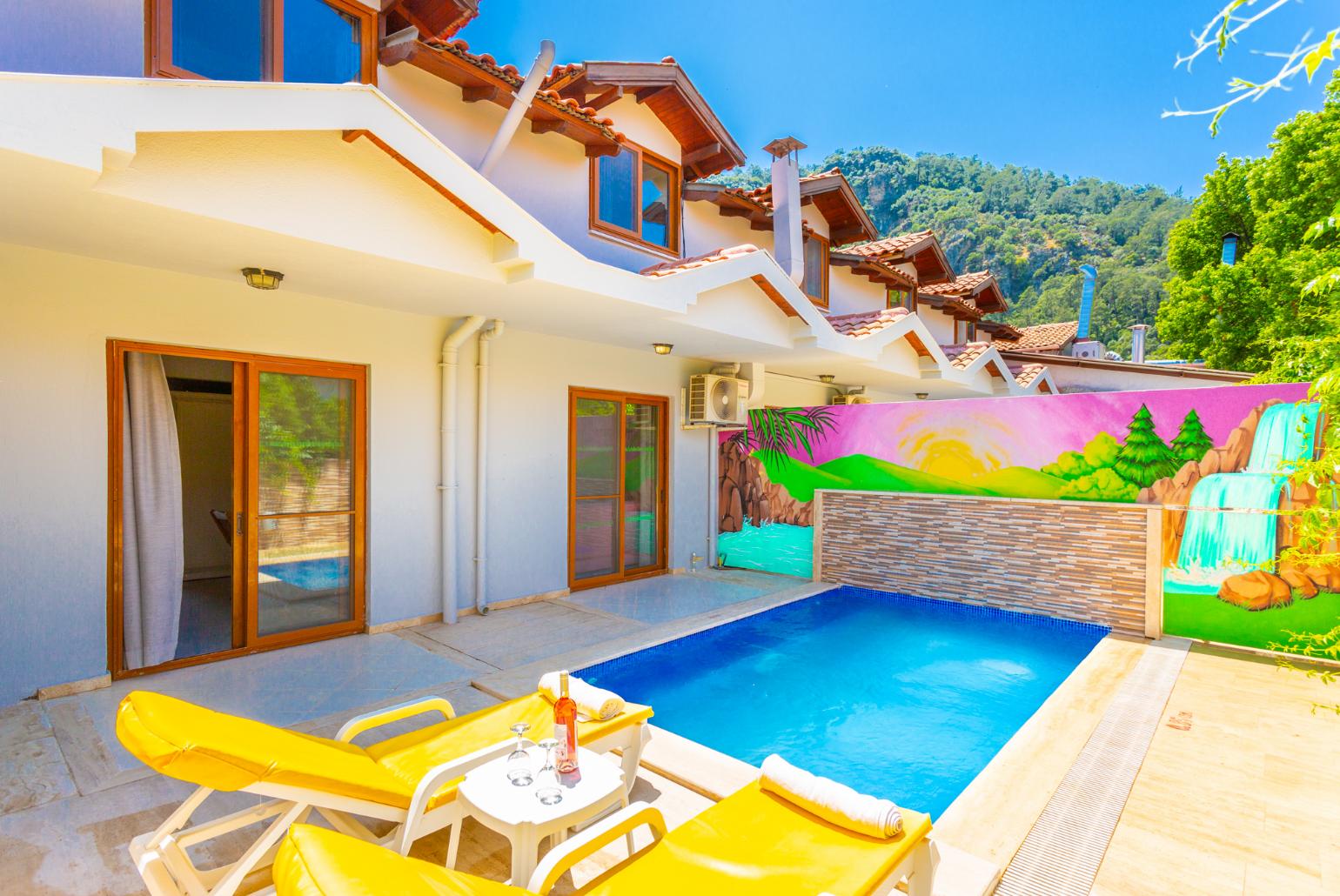 ,Beautiful villa with private pool and terrace