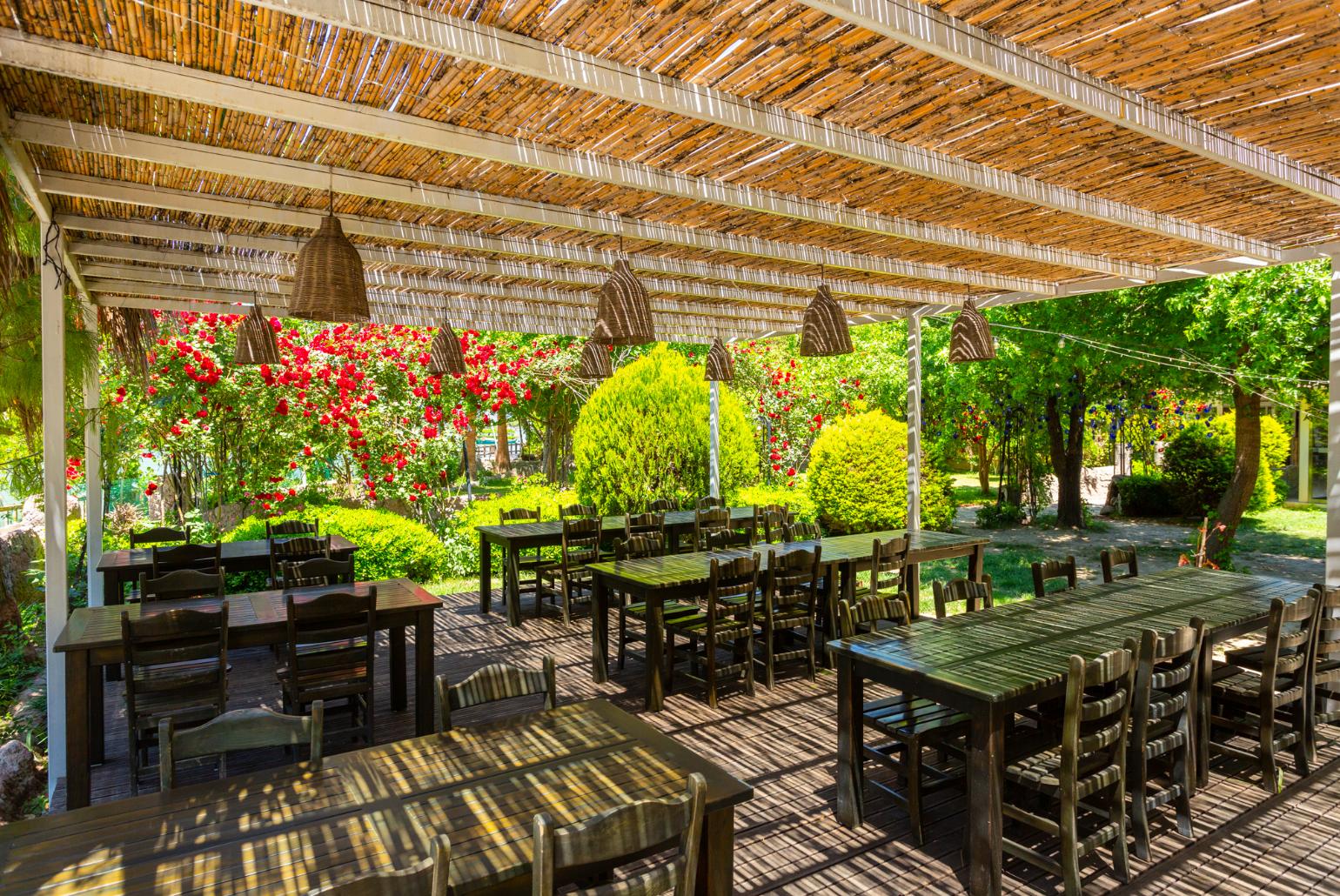 Restaurant area at Paradise Club