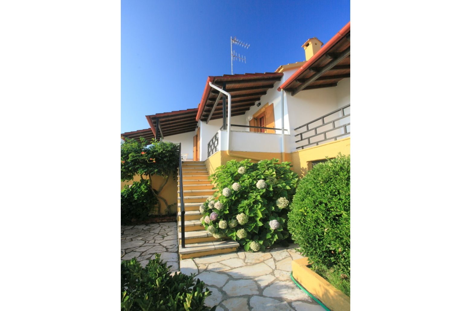 Villa side entrance