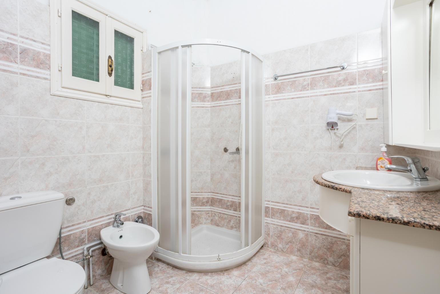 Family bathroom with shower