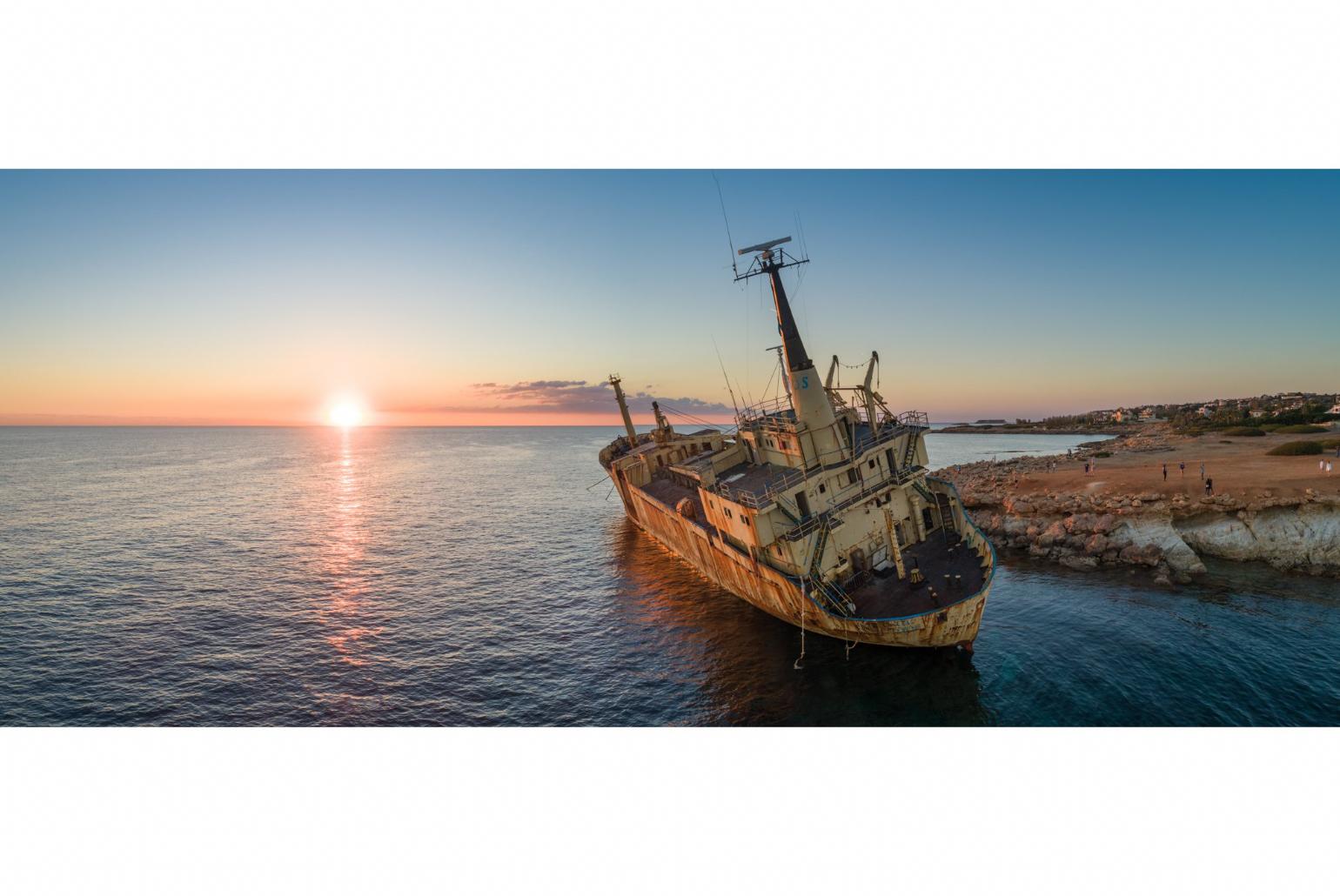 Shipwreck near Coral Bay