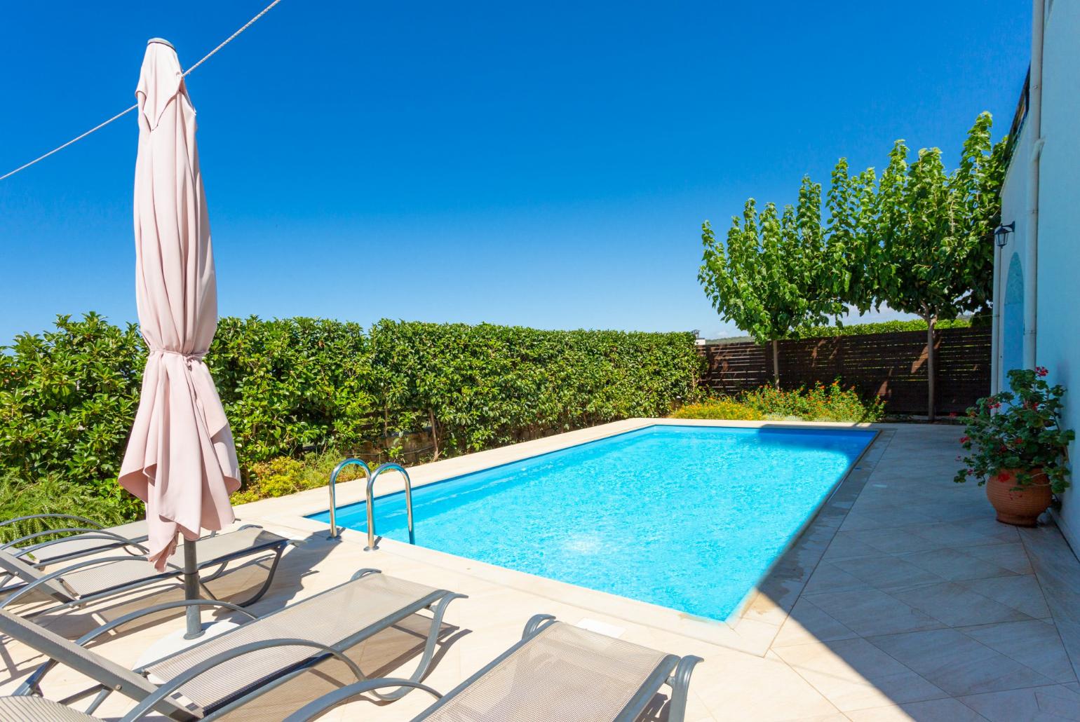 Private pool and terrace