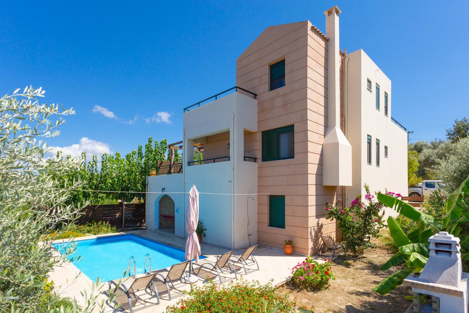 ,Beautiful villa with private pool and terrace