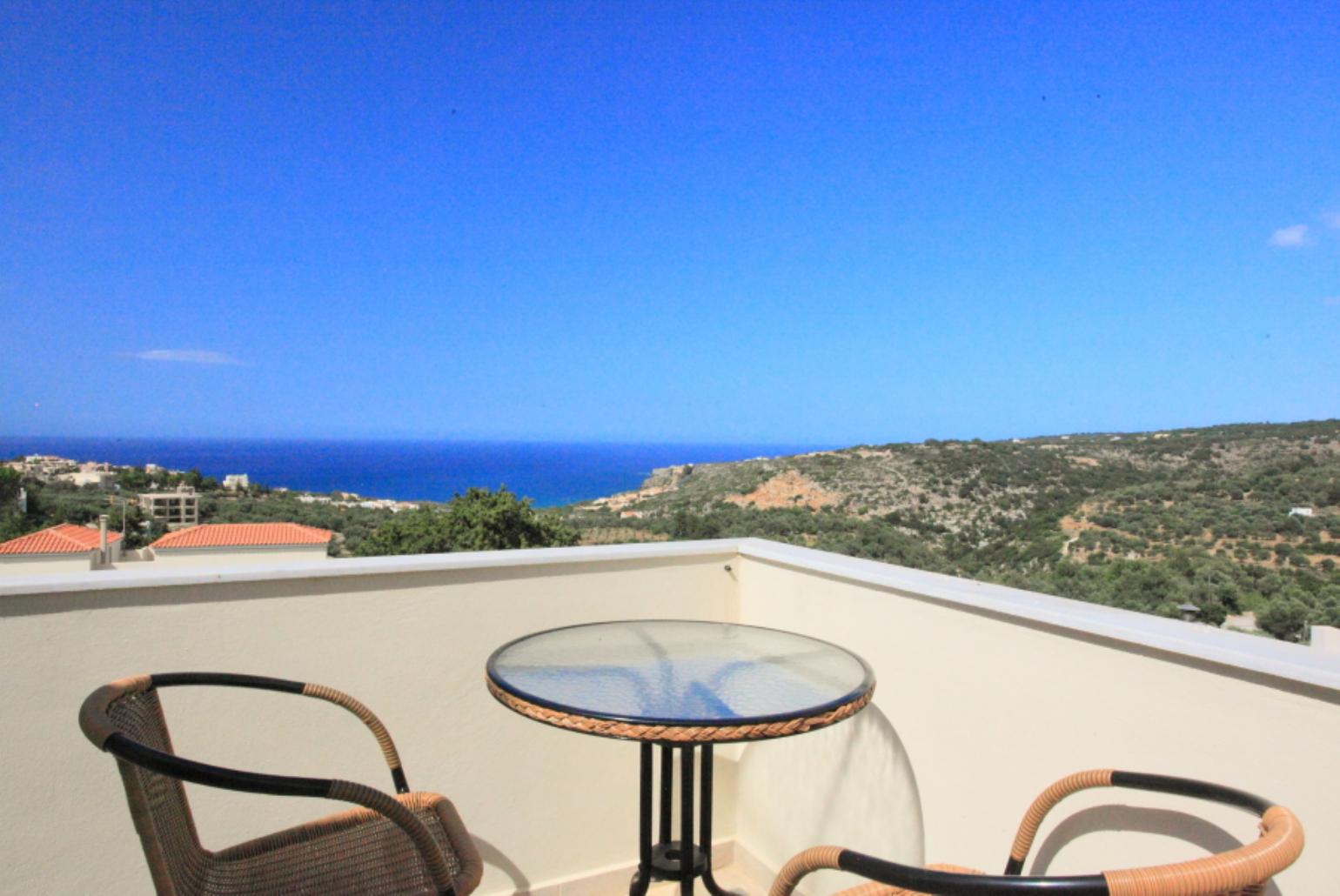 Balcony with panoramic views