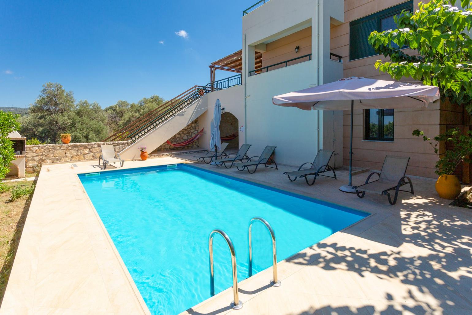 ,Beautiful villa with private pool and terrace