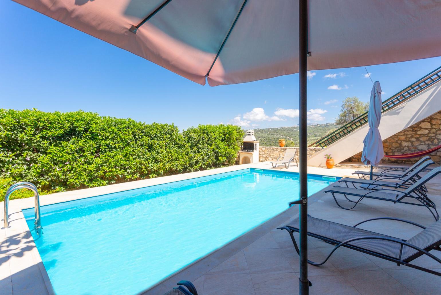 Private pool and terrace