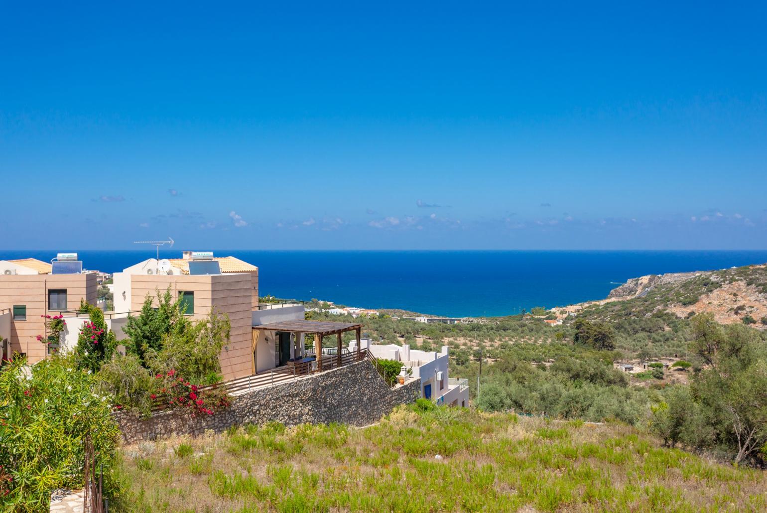 View from behind Villa Gerani Panorama