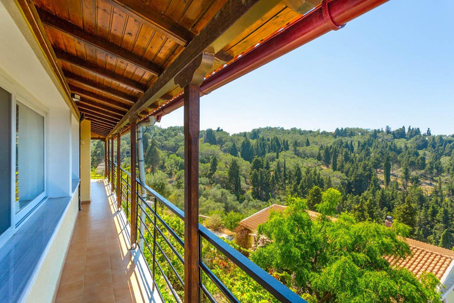 Balcony with views