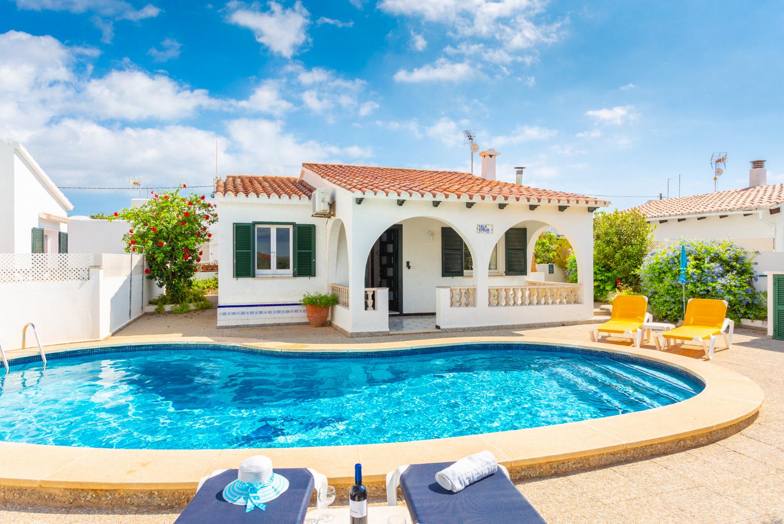 Beautiful villa with private pool and terrace