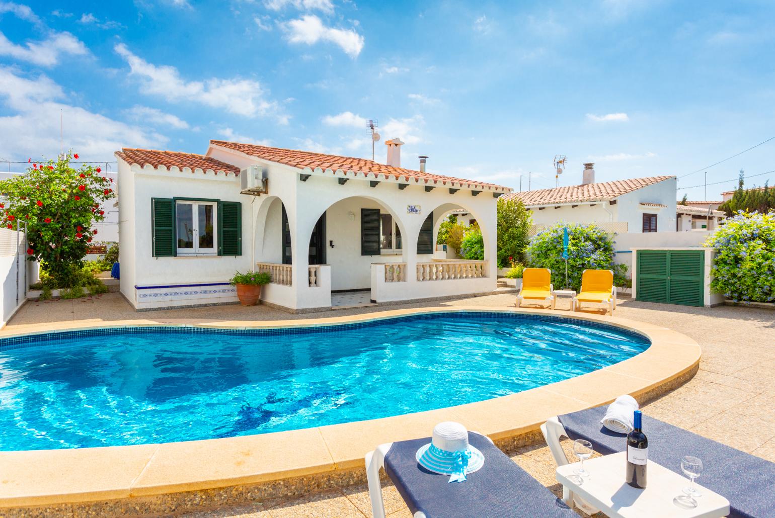 Beautiful villa with private pool and terrace