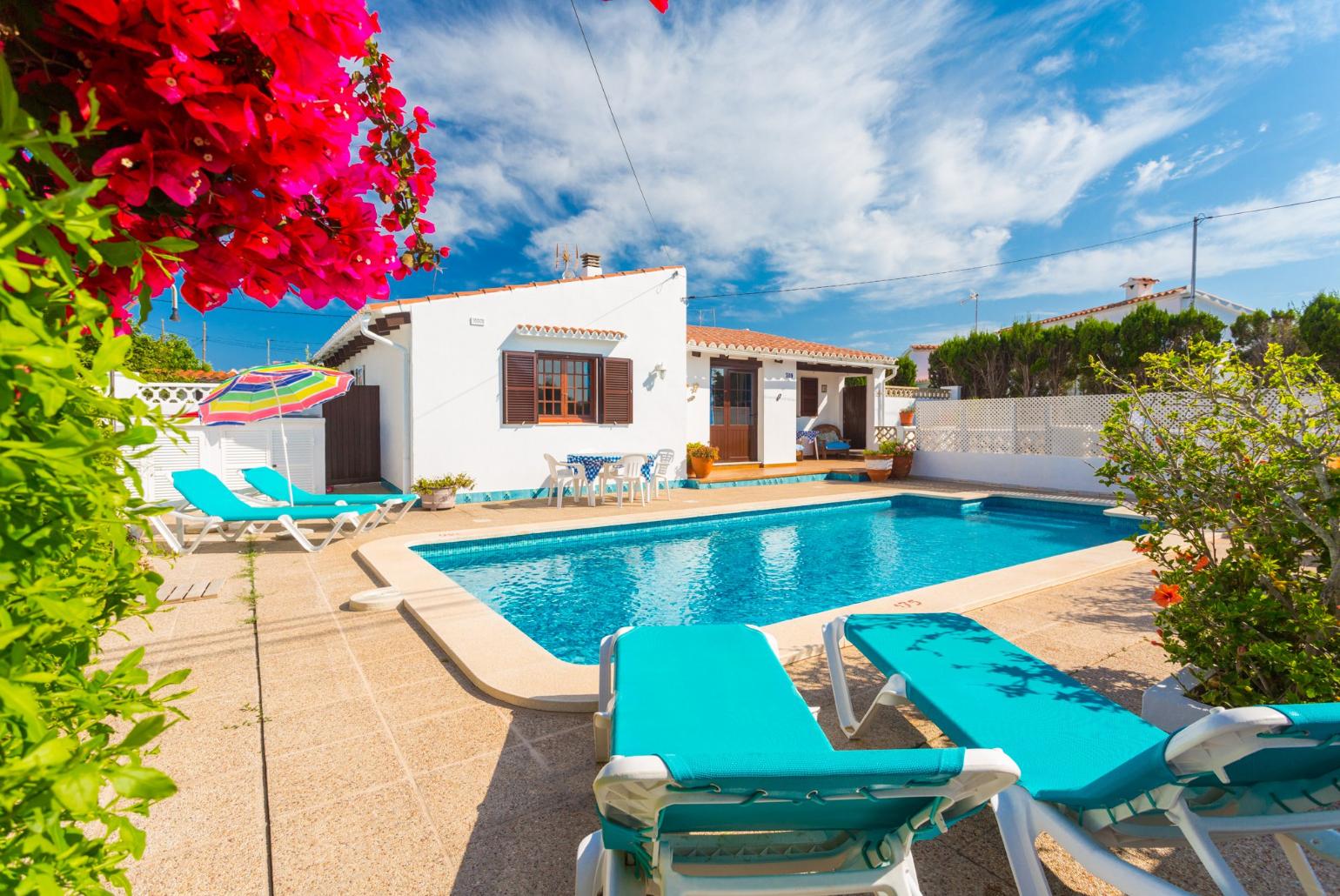 ,Beautiful villa with private pool and terrace area