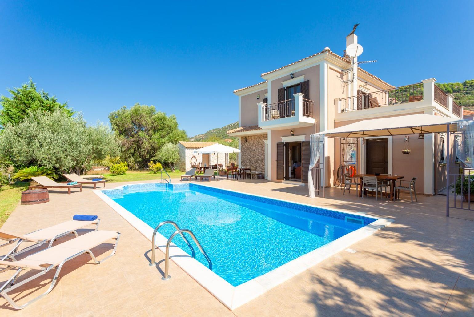 ,Beautiful villa with private pool and terrace