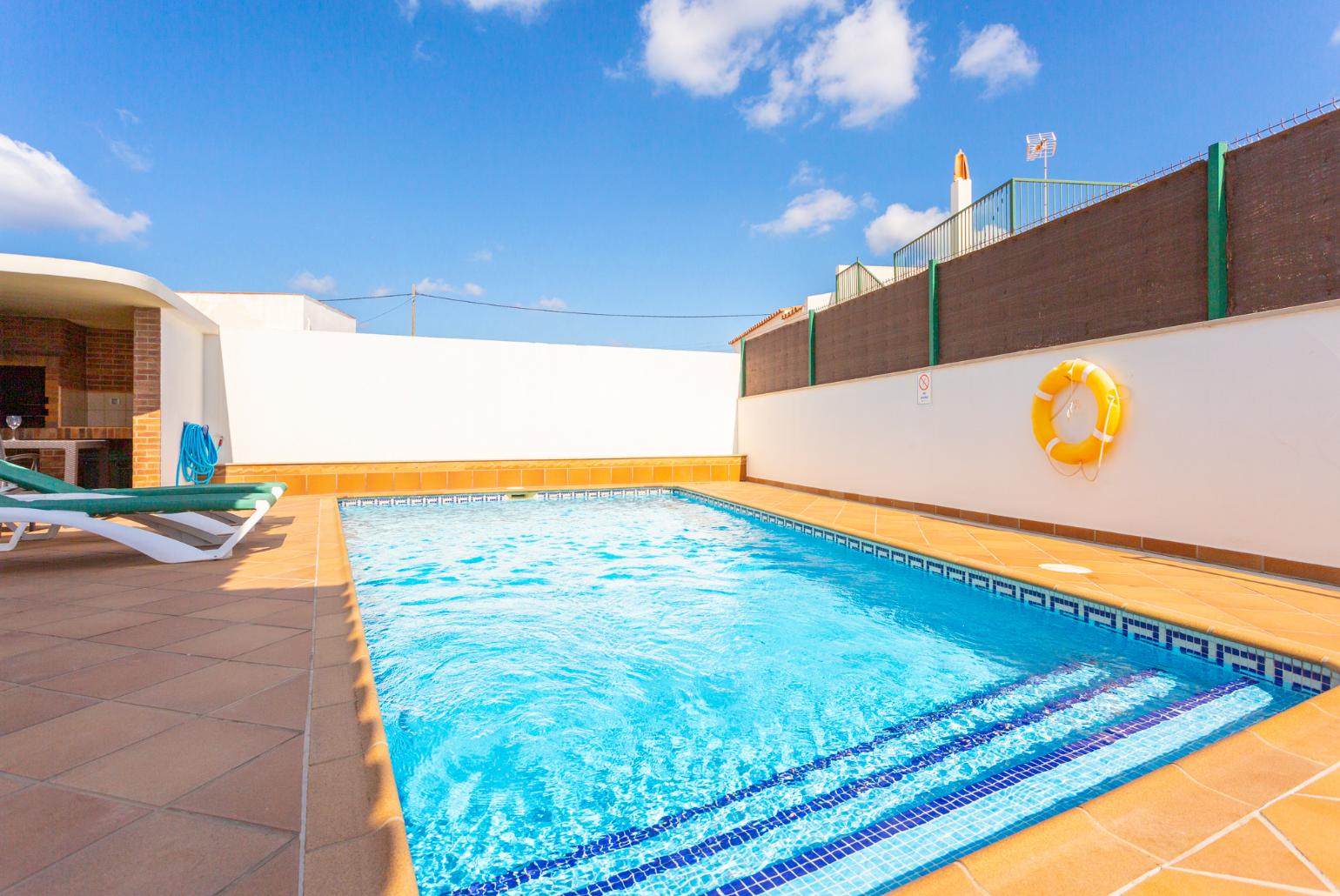Private pool and terrace
