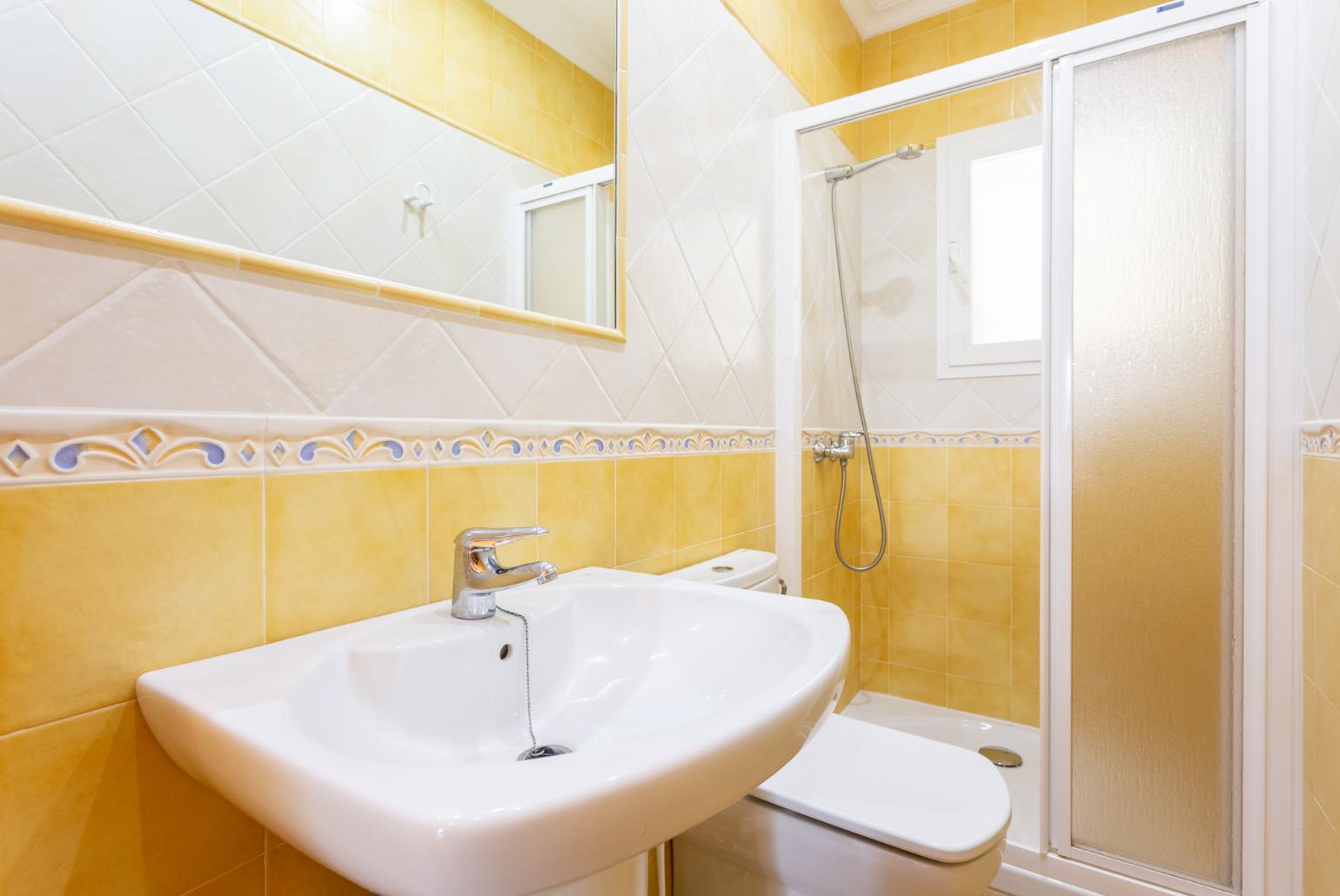 Family bathroom with shower