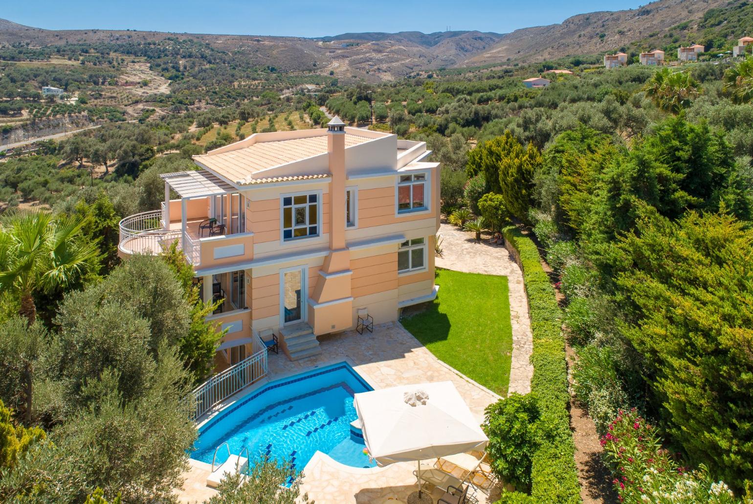 ,Beautiful villa with private pool and terrace