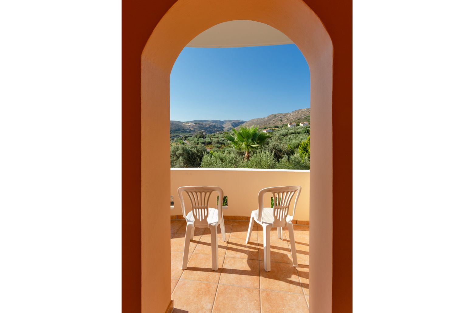 Balcony on second floor with views