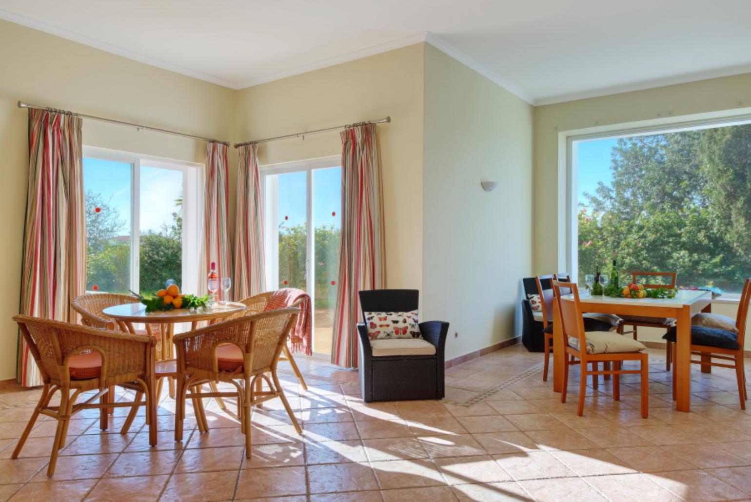 Dining area with terrace access
