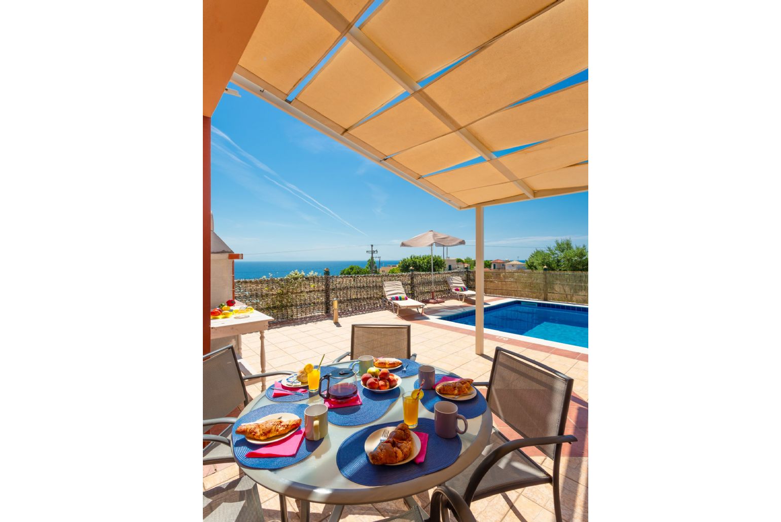 Outdoor dining area