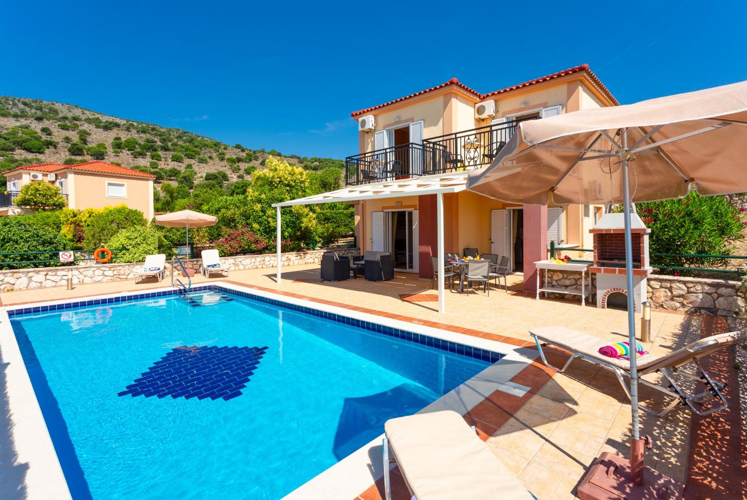 Beautiful villa with private pool, terrace, and panoramic sea views