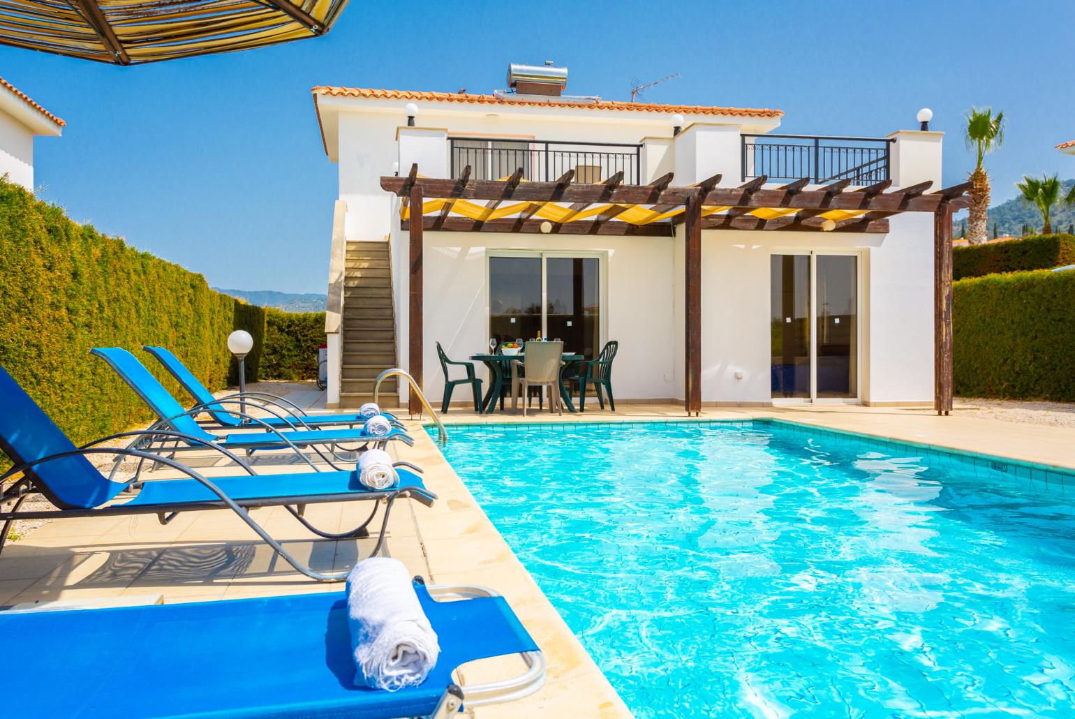 ,Beautiful villa with private pool and terrace 