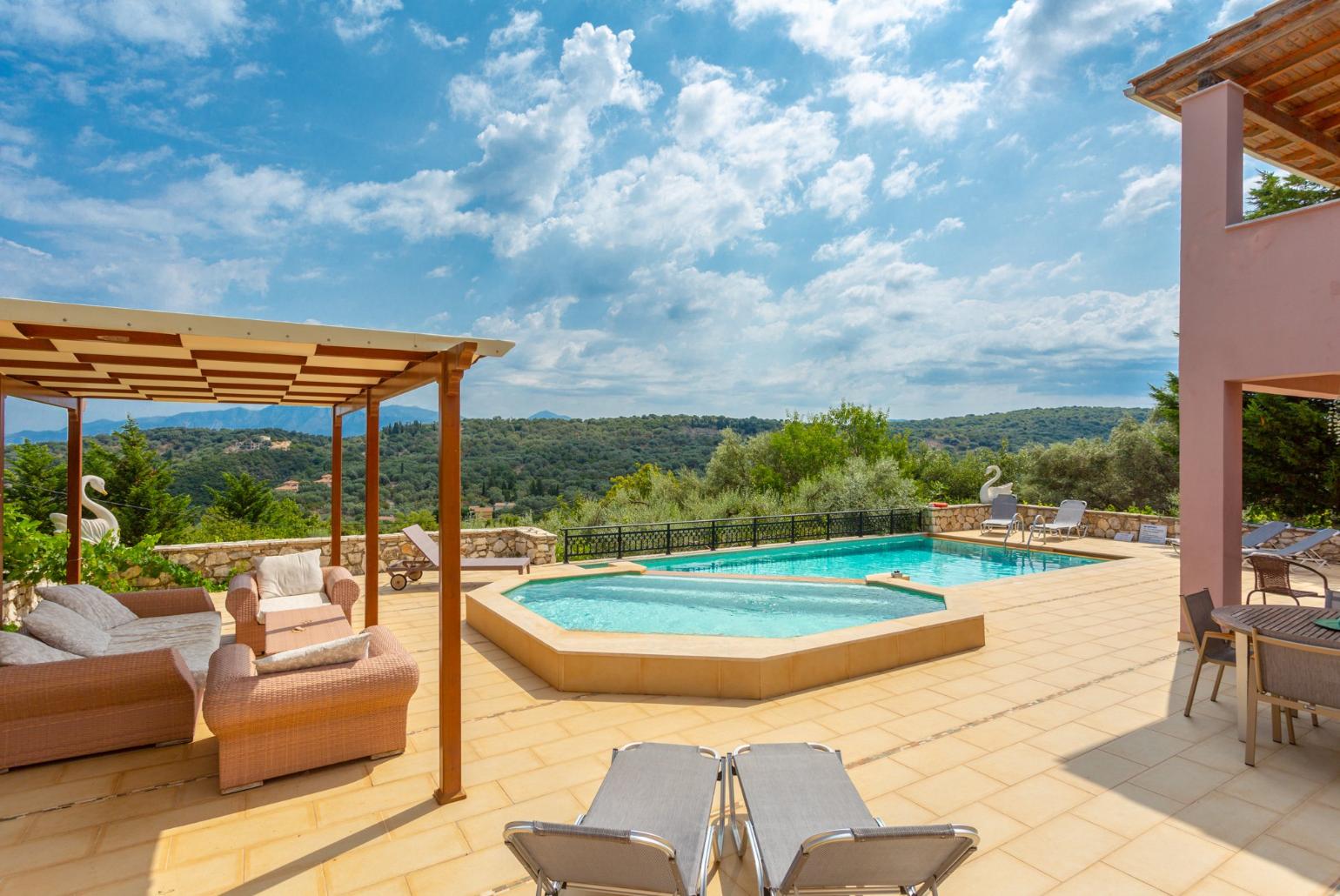 Private pool and terrace