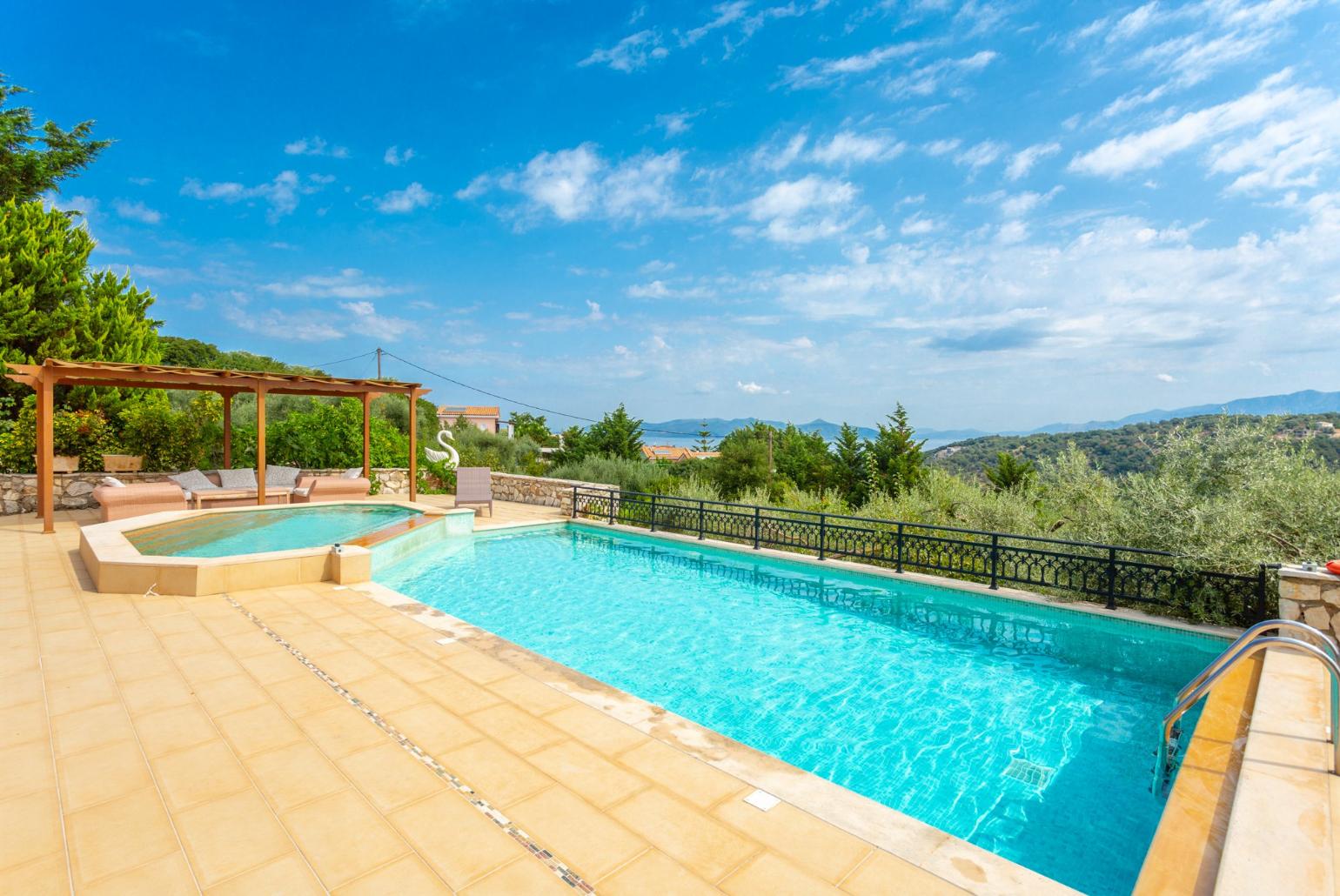 Private pool and terrace