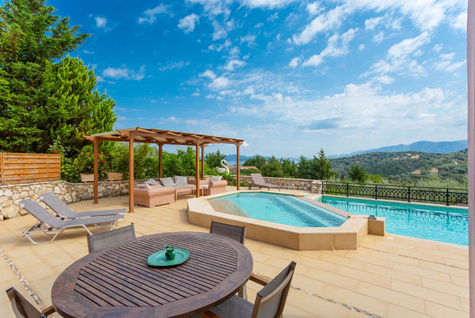 Private pool and terrace